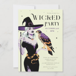 Convites Festa Wicked Witch Halloween