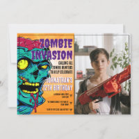 Festa Zombie Birthday Halloween Kids