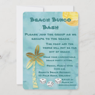 Convites Festança de Bunco da praia