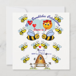 Convites festas de aniversário de mamangabas