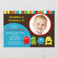 Festas de aniversário de Monstros com Foto