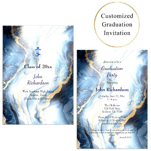 Convites Festas de Formatura Waters of Life 2026 Cristã Ort