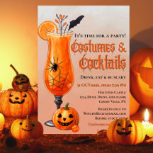 Festas de Halloween com Fantasias de Laranja Fresc