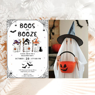 Convites Festas de Halloween de Boos e Bozze