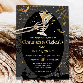 Convites Festas de Halloween para Adultos com Fantasias e C