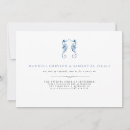 Convites Festas de noivado Invants Watercolor Beach