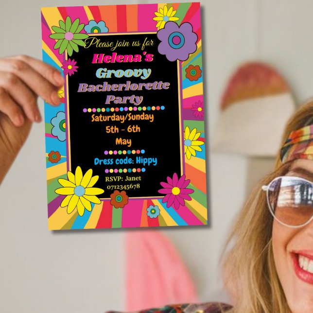 Convites Festas de solteira de fim de semana Plano de casam (Criador carregado)