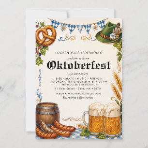 Convites Festival alemão Oktoberfest Cerveja Bávaro