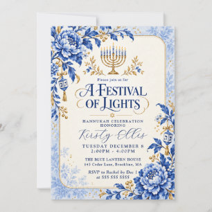 Convites Festival das Luzes Hanukkah