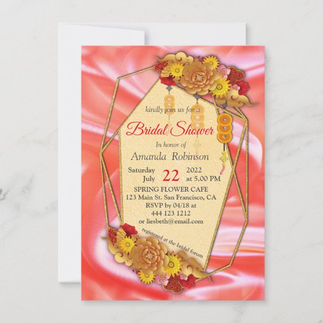 Convites Festival de Primavera chinês (Frente)