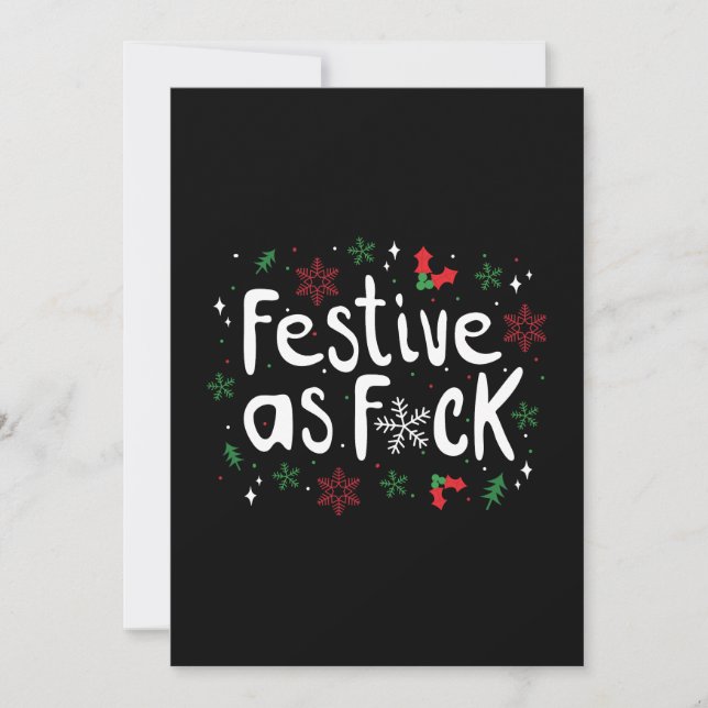 Convites Festivo AF Natal Humor (Frente)