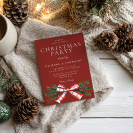 Convites Festivo Arco Vermelho Corporativo Festa de Natal