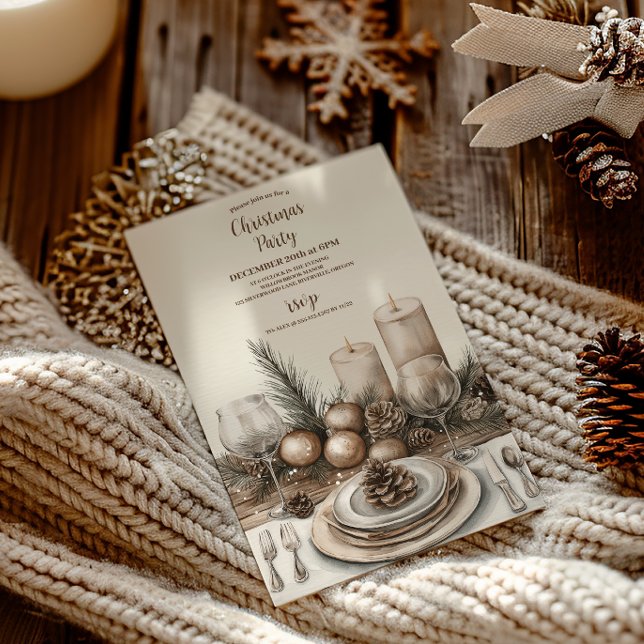 Convites Festivo Festivo Natal (Criador carregado)