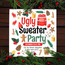 Festivo Ugf Sweater Party Watercolor