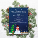 Convites Festivo Winter Snowman Depois da Festa de Natal<br><div class="desc">Homem de Neve Festivo de inverno Após o Convite de festas de Natal - Junte-se com a família e amigos depois do Natal com este convite de festas de Natal poste e giro. Disponível no impressão e no download digital instantâneo, você pode enviá-lo facilmente via texto, email ou mídia social....</div>