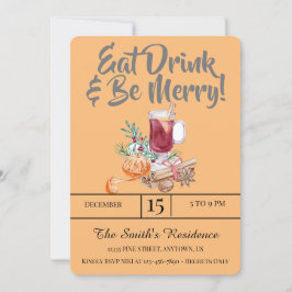 Convites Festivos Bebidas Comem Bebida E Sejam Felizes!