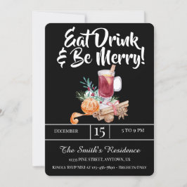 Convites Festivos Bebidas Comem Bebida E Sejam Felizes!