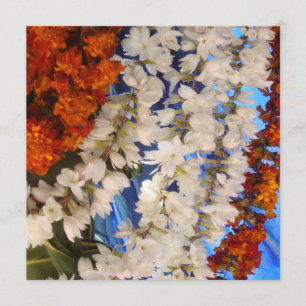 Convites Festões India da flor