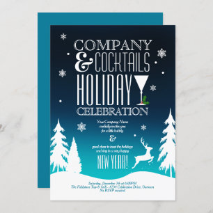 Convites Fesy Company Holiday Cocktail