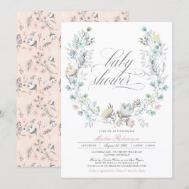 Convites Fia Botânica | Sexo Neutro | Chá de fraldas