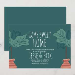 Convites Fiddle Fig Tree Housearming Party