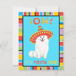 Convites Fiesta American Eskimo Dog