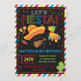 Convites Fiesta Birthday - Concurso Festa Fiesta