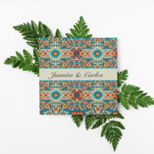 Convites Fiesta Blooms, personalizável