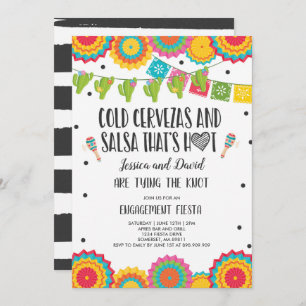 Convites Fiesta Casal Festa de noivado Fiesta