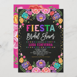 Convites Fiesta Chá de panela Flor Mexicano