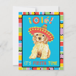 Convites Fiesta Cocker Spaniel