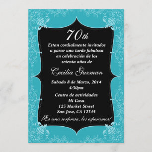 Convites Fiesta de cumpleaños invitación/Festa de aniversár