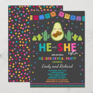 Convites Fiesta Gênero Revela Festas Que Ele Ou Ela Está 