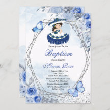 Fiesta Girl Baptism Christening Pastel Floral