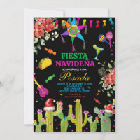 Fiesta Mexicana Cactus Navideña Posada Christmas