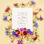 Convites Fiesta Mexicana Colorful Floral Wedding<br><div class="desc">Fiesta Mexicana Colorful Floral Wedding</div>