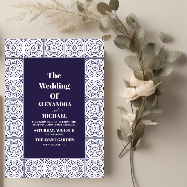 Convites Fiesta Mexicana Colorful Floral Wedding (Criador carregado)