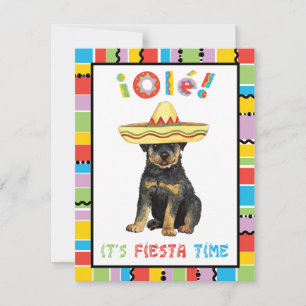 Convites Fiesta Rottweiler
