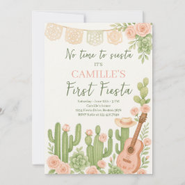 Convites Fiesta Sem Tempo Para Siesta Festa de aniversário