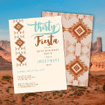 Convites Fiesta Terracotta Desert Impressão aniversário de<br><div class="desc">Um modelo aniversário de 30 anos simples, moderno, elegante e chic com um tema do sudoeste, o deserto, apresentando um motif tribal, desenhado à mão no Sudoeste, em estilo expressivo, artístico. Uma escolha encantadora para uma trigésima festa de aniversário no deserto, na Arizona, num spa, por exemplo, em Scottsdale etc....</div>