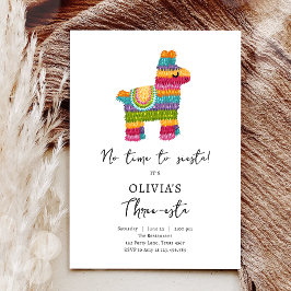Convites Fiesta Three-esta Piñata Mexicana aniversário de 3