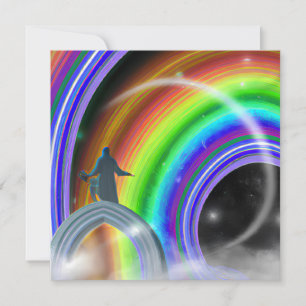 Convites Figura Misteriosa no Portal Inter-Dimensional