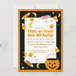 Convites Figurino do Dia das Bruxas ou Parte de Tronco ou d