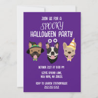 Figurinos de Halloween do Buldogue Francês