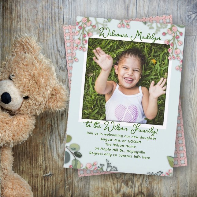 Convites Filha da Parte de Adoção (Criador carregado)