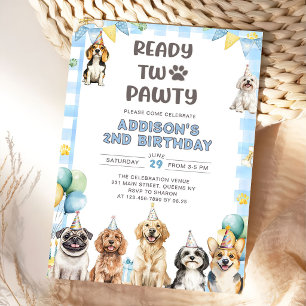 Convites Filhote Chamando Todos os Animais da Festa de 2º A