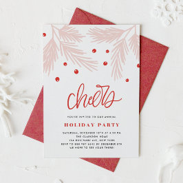 Convites Filiação Pinheiro e Festa de Férias Rosa Holly Ber