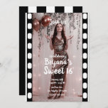 Convites Filme de Cinema de Hollywood Fotografia Sweet 16<br><div class="desc">Isso pode ser personalizado para qualquer evento.</div>