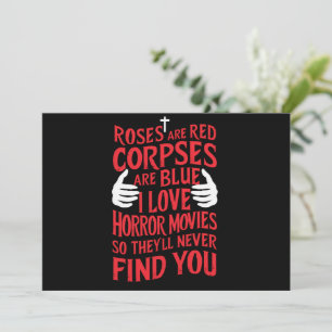 Convites Filmes de terror lançam filme de terror no Hallowe