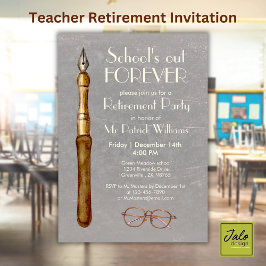 Convites Fim das Aulas Para Sempre Professores Antigos Apos